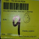 California Faucets TO-60-W-PEW Wall or Deck Mount Trim - Pewter