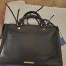 Rebecca Minkoff Micro Satchel Women's Crossbody Bag Handbag Black Leather NWT Rebecca Minkoff Micro Satchel Women's Crossbody Bag Handbag Black Leather NWT