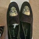 INC INTERNATIONAL CONCEPTS MEN'S NOVA BLACK VELVET SMOKING SLIPPERS/LOAFERS NIB!