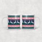 Deer Pattern Ugly Sweater Mug, Christmas Present, Christmas Gift Boy
