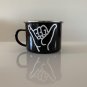 Speckled shaka metal mug I hang lose mug I camping cup I right on I