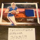 Josh Allen 2018 Playoff Jersey Relic Rookie Football Card