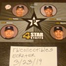 New York Yankees 2005 Leaf 4 Star Staffs Insert Baseball Card