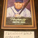 Chipper Jones 2018 Diamond Kings Portraits Insert Baseball Card