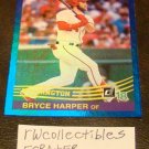 Bryce Harper 2018 Donruss Blue Parallel Baseball Card