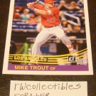 Mike Trout 2018 Donruss 1984 Style Retro Baseball Card