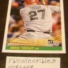 Mike Trout 2018 Donruss Retro 1984 Baseball Card