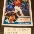Andrew Benintendi 2018 Topps Silver Chrome 1983 Parallel Baseball Card