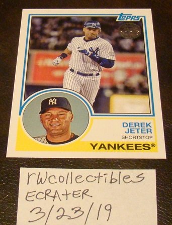 Derek Jeter 2018 Topps 1983 Retro Insert Baseball Card