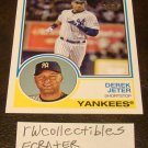 Derek Jeter 2018 Topps 1983 Retro Insert Baseball Card