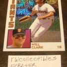 Will Clark 2018 Topps 1983 Topps Silver Chrome Parallel Baseball Card