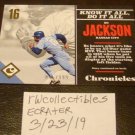 Bo Jackson 2017 Panini Chronicles Baseball Card