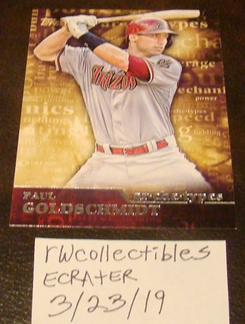 Paul Goldschmidt 2015 Topps Archetypes Insert Baseball Card