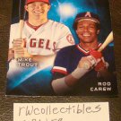 Mike Trout/Rod Carew 2015 Topps Eclipsing History Insert Baseball Card