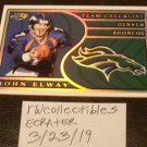 John Elway 1999 Pacific Team Checklists Insert Football Card