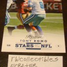 Tony Romo 2012 Prestige Stars Of The NFL Insert Football Card