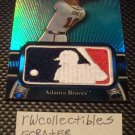 Chipper Jones 2010 Topps Logo Patch Relic Card Serial # 20/50