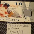Chipper Jones 2004 Flair HN Jersey Relic Baseball Card Serial # 248/250