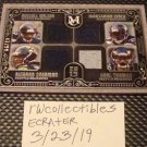 Seattle Seahawks 2015 Topps Museum Quad Relic Card Serial # 47/99
