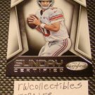 Eli Manning 2016 Panini Certified Sunday Certified Insert Football Card