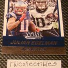 Julian Edelman/Wes Welker 2016 Score Reflections Insert Football Card