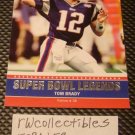 Tom Brady 2011 Topps Super Bowl Legends Insert Football Card
