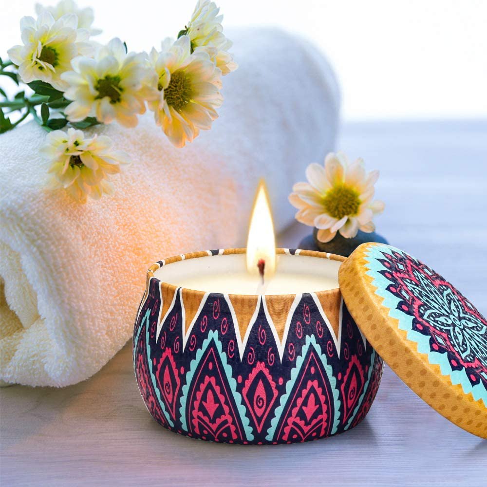 Yinuo Light Scented Candles Gifts Set Women Aromatherapy Candles