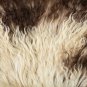 Aydin Sheepskin Pelt Handmade Natural Soft Wool Beige Brown 2'0"x3'0" #481