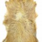 Aydin Goat Skin Throw Natural Hair Handmade  Beige 2'6"x3'6" #53