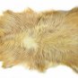 Aydin Goat Skin Throw Natural Hair Handmade  Beige 2'6"x3'6" #53