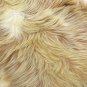 Aydin Goat Skin Throw Natural Hair Handmade  Beige 2'6"x3'6" #53