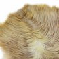 Aydin Goat Skin Throw Natural Hair Handmade  Beige 2'6"x3'6" #53