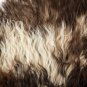 Aydin Sheepskin Throw Natural Soft Wool Handmade Dark Brown , 2'2"x3'2" #501