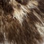 Aydin Sheepskin Throw Natural Soft Wool Handmade Dark Brown , 2'2"x3'2" #501