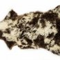 Aydin Sheepskin Rug Cream Brown Wool 2'3"x3'3" #690
