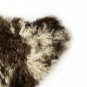 Aydin Sheepskin Rug Cream Brown Wool 2'3"x3'3" #690