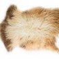 Aydin Sheepskin Pelt Ethically Sourced Handmade Beige Brown  2'2"x3'8" #507