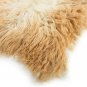 Aydin Sheepskin Pelt Ethically Sourced Handmade Beige Brown  2'2"x3'8" #507