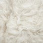 Aydin Sheepskin Rug Soft Natural Wool White With Dark Spots 2'0"x3'0" #418