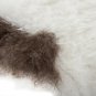 Aydin Sheepskin Rug Soft Natural Wool White With Dark Spots 2'0"x3'0" #418