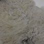 Aydin Sheepskin Throw Natural Soft Wool Handmade White 2'0'' x 3'3'' #667