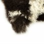 Aydin Sheepskin Rug Soft Natural Wool Black White 1'10"x2'10" #710