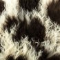Aydin Sheepskin Rug Soft Natural Wool Black White 1'10"x2'10" #710