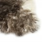 Aydin Sheepskin Pelt Ethically Sourced Handmade Cream Dark Brown 2'3"x3'2" #605