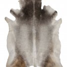 Aydin Rare European Breed Natural Cowhide Rug Hair-On-Hide Gray 6'10'' x 7'0''