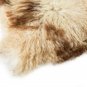 Aydin Sheepskin Rug Cream Brown Wool 2'2"x3'5" #505