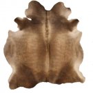 Aydin Natural Cowhide Rug Hair-On-Hide Genuine Bovine Leather Handmade 6'7"x6'7"