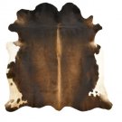 Aydin Natural Cowhide Rug Hair-On-Hide Thick Handmade 5'10'' x 6'8''