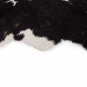 Aydin Natural Cowhide Rug Thick Black White European Hair-On-Hide 6'0'' x 7'0''
