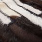 Aydin Mosaic Black White Cowhide Patchwork Area Rug Rectangle 3'9''X6'5''